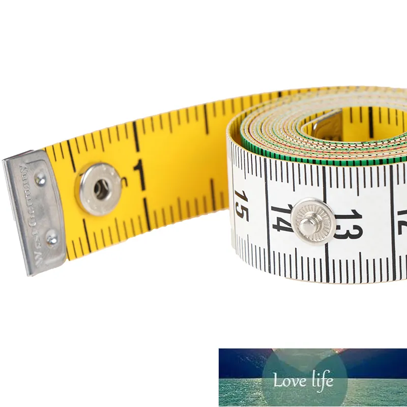 Button Tape Measure Belt 1.5 M Measuring Tape Soft Tape Measure
